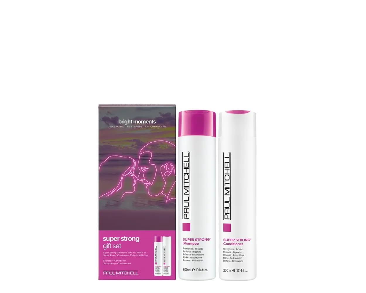 Paul Mitchell Super Strong Gift Set – Damaged Hair Care Duo (Shampoo & Conditioner)