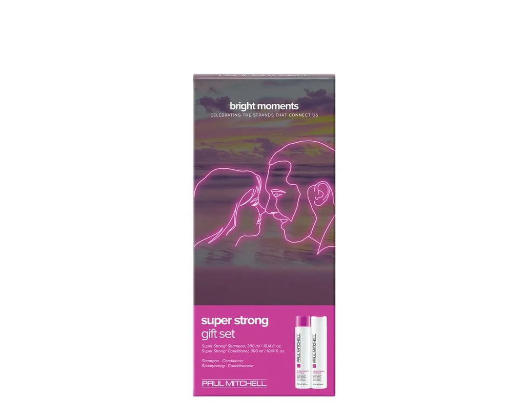 Paul Mitchell Super Strong Gift Set – Damaged Hair Care Duo (Shampoo & Conditioner)
