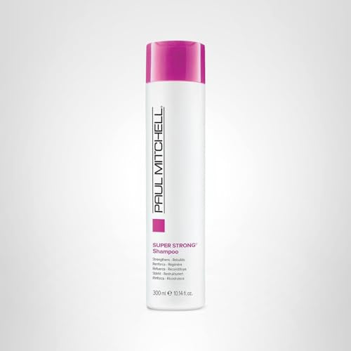 Paul Mitchell Super Strong Shampoo – Rebuilds Damaged Hair, Strengthens & Adds Shine (10.14 oz)