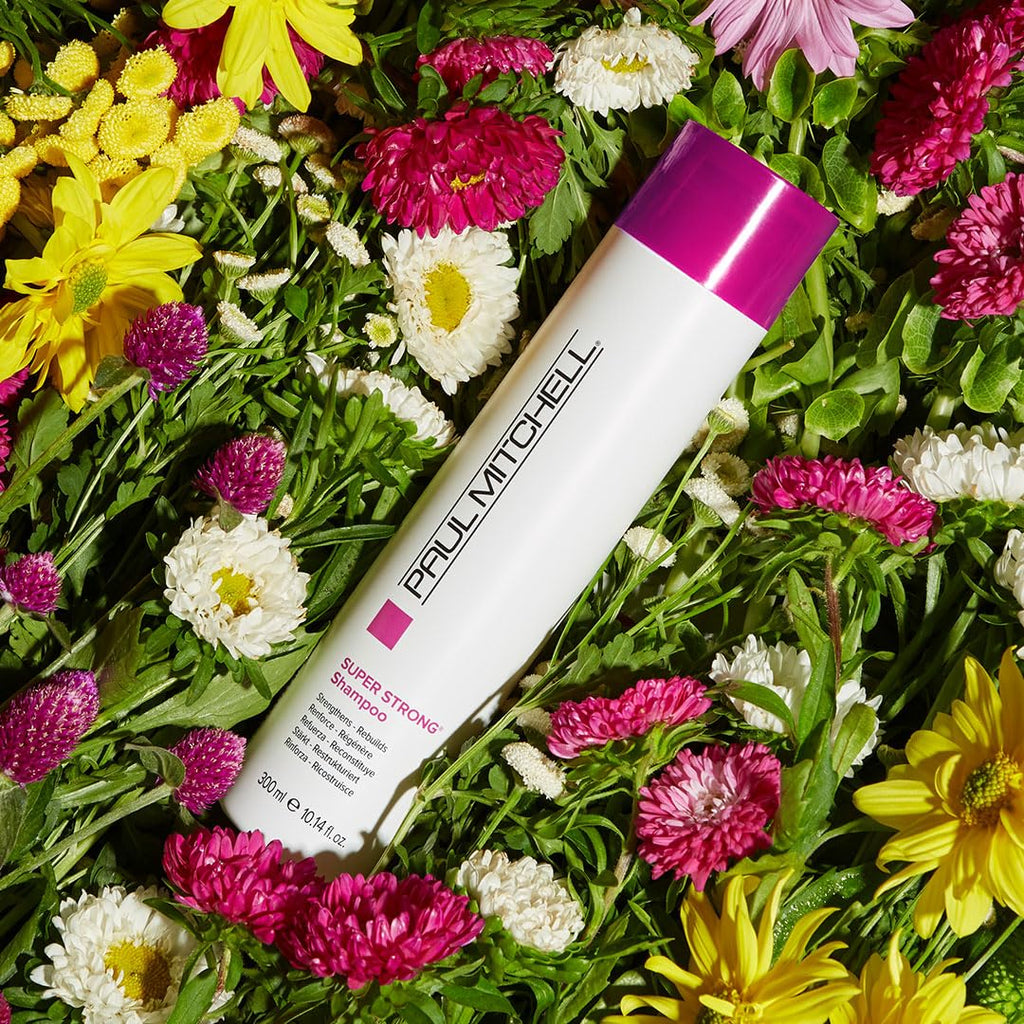 Paul Mitchell Super Strong Shampoo – Rebuilds Damaged Hair, Strengthens & Adds Shine (10.14 oz)