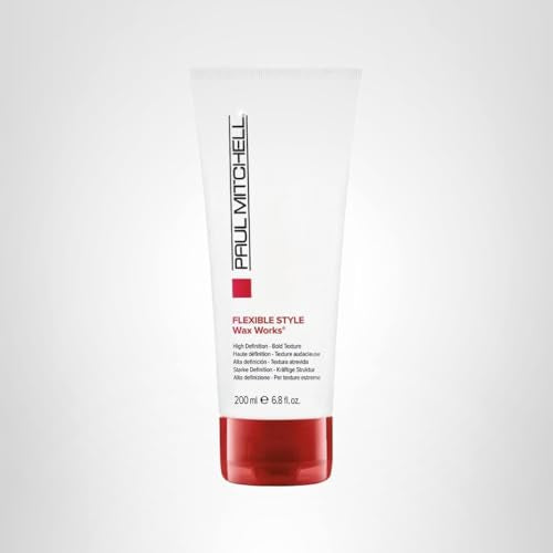 Paul Mitchell Wax Works Hair Gel – High Definition, Bold Texture, High Shine | All Hair Types | 6.8 fl oz