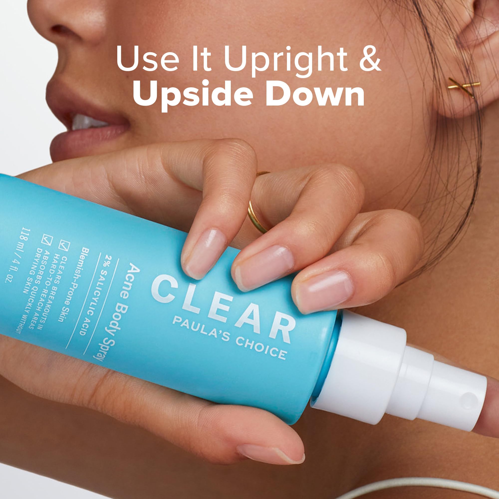 Paula's Choice CLEAR Exfoliating Back & Body Acne Spray – 2% BHA