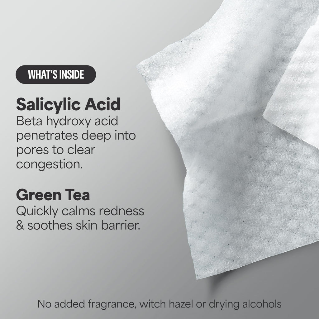 Paula's Choice Skin Perfecting 2% BHA Pads – Travel Exfoliating Toner Pads (Pack of 3)
