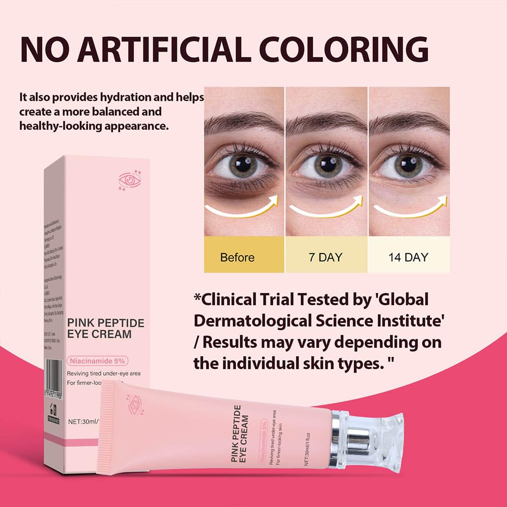PDRN Pink Peptide Serum & Eye Cream – Niacinamide + Retinol, Hydrating & Firming Duo