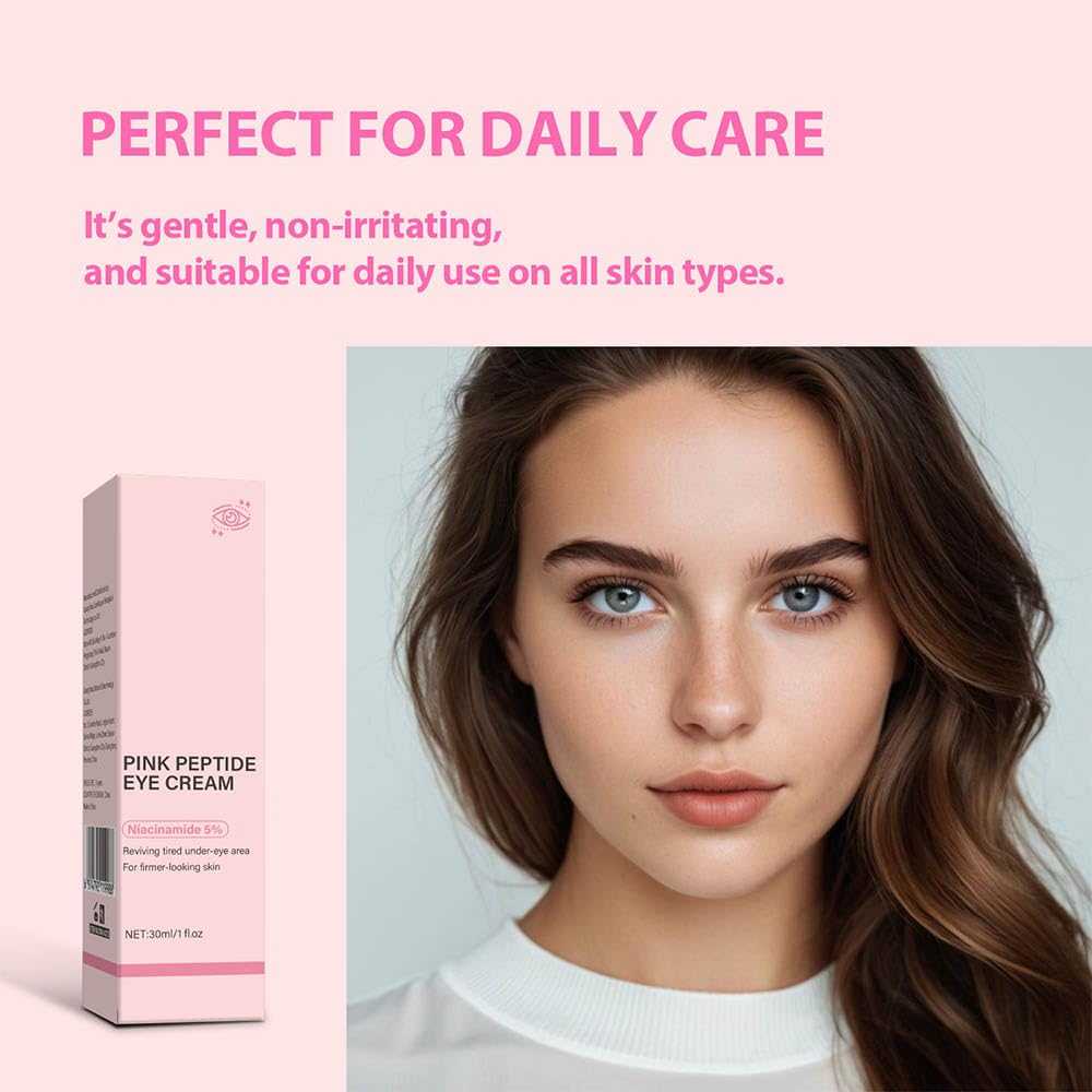 PDRN Pink Peptide Serum & Eye Cream – Niacinamide + Retinol, Hydrating & Firming Duo