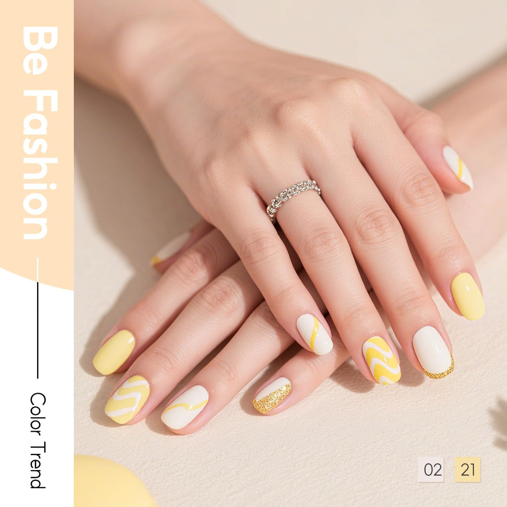 PEACECOLOR 38Pcs Gel Nail Kit with UV Light – 20 Colors, Top & Base Coats