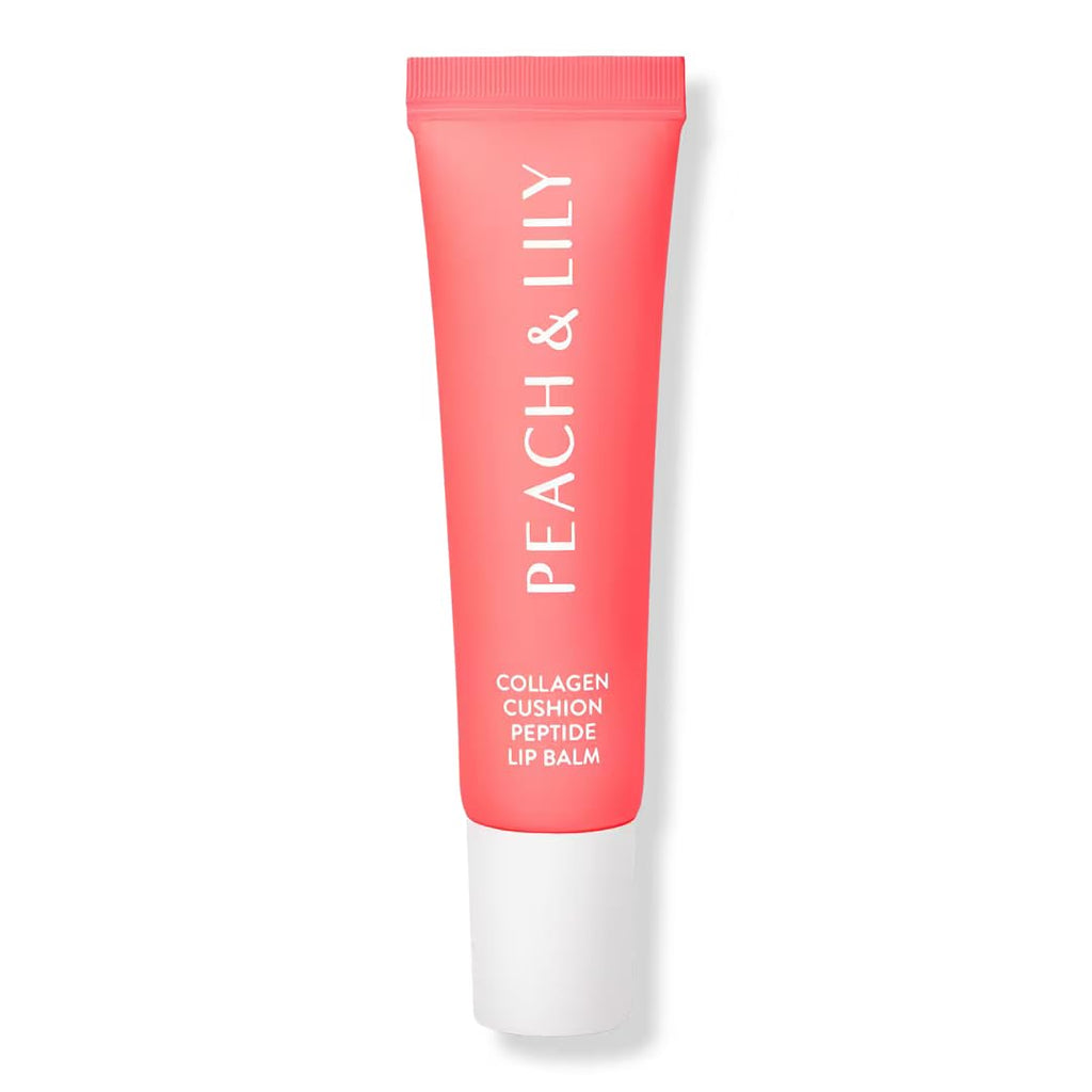Peach & Lily Collagen Cushion Peptide Clear Lip Balm — Hydration, Smoothing & Clear Shine