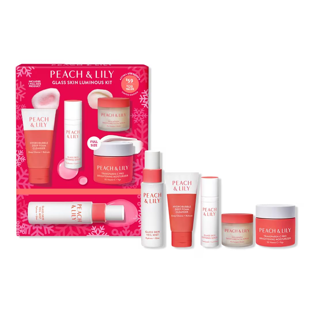 Peach & Lily Glass Skin Luminous Kit – Holiday Glow Set