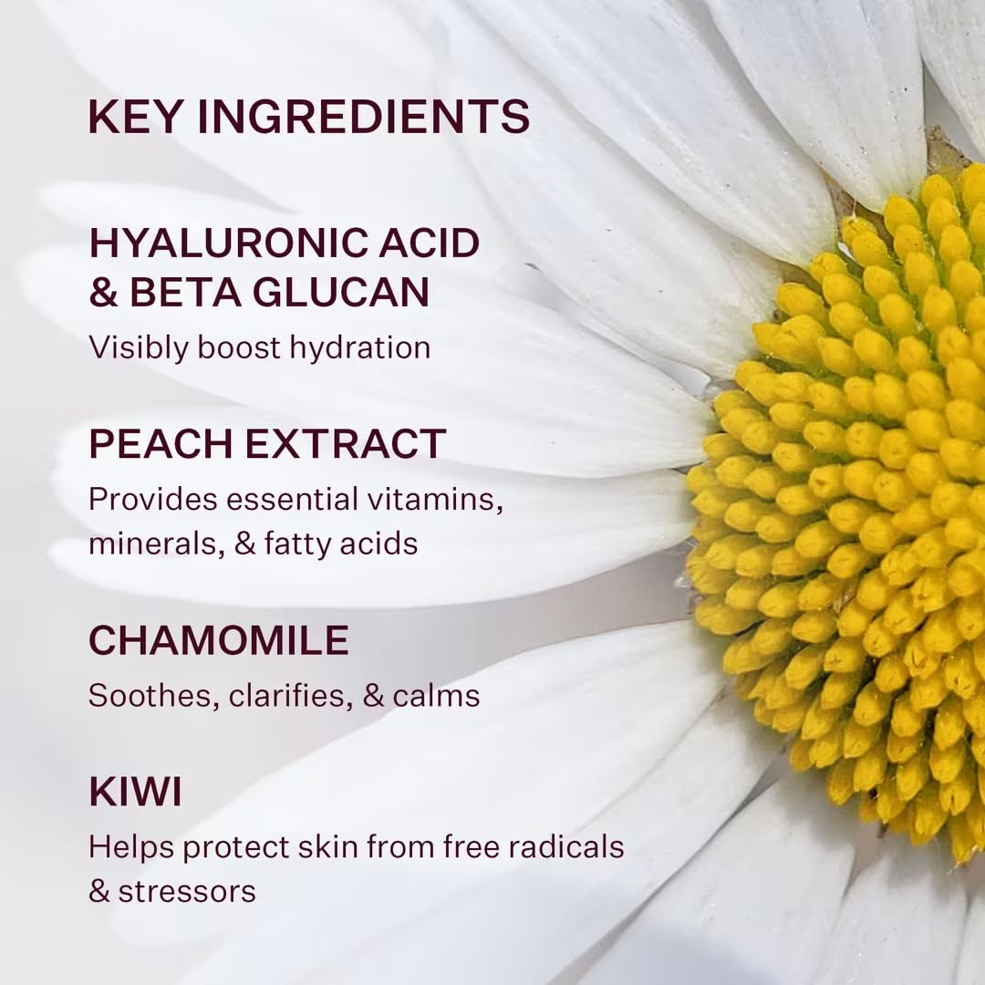 Peach & Lily Glass Skin Water-Gel Moisturizer – Lightweight, Oil-Free, Hyaluronic Acid (1.69 oz)