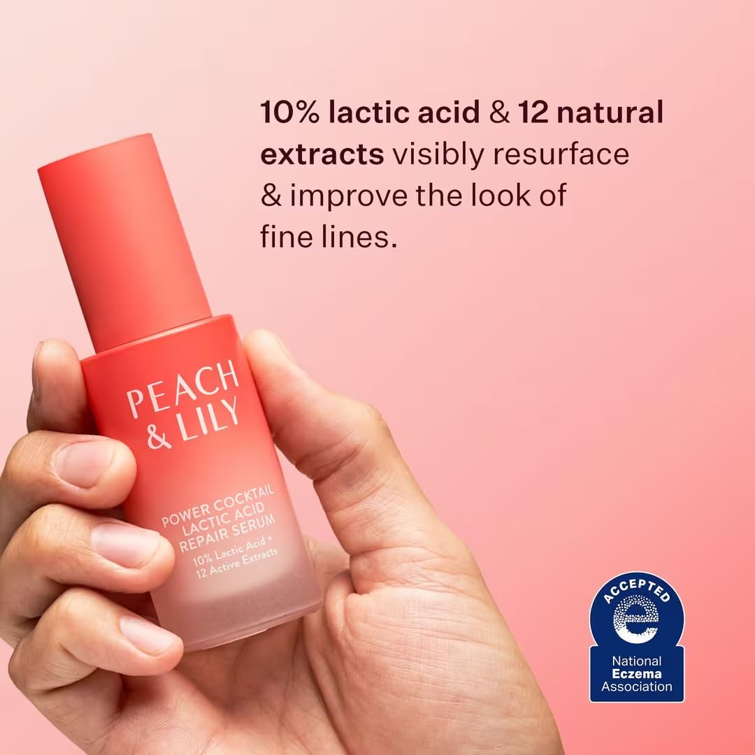 Peach & Lily Power Cocktail Repair Serum – 10% Lactic Acid Exfoliating Serum