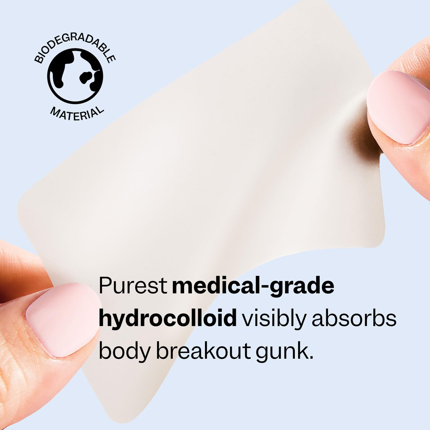 Peach Slices Body Breakout Patches (6 ct) – Overnight Hydrocolloid Patch with Cica, Hypoallergenic & Cruelty-Free