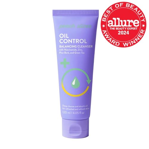 Peach Slices Oil Control Balancing Cleanser (4.05 oz) – Deep Cleanse, Matte Skin, Niacinamide + Zinc