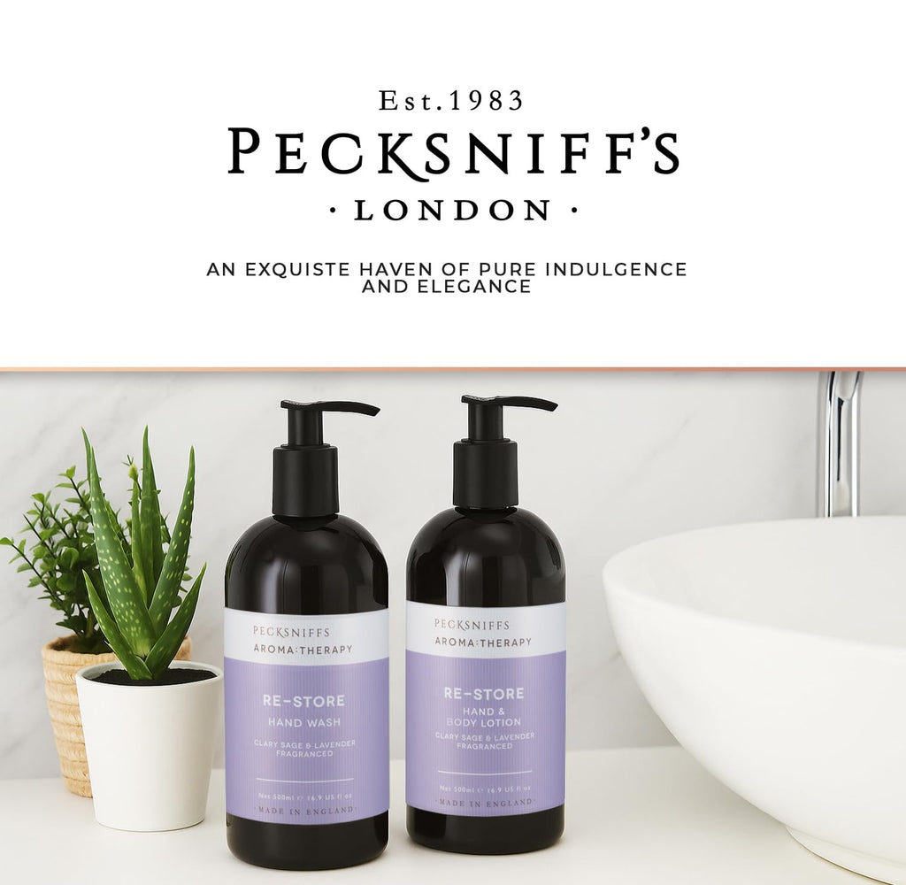 Pecksniff's Aroma Therapy Hand Wash & Lotion Caddy Set – Re-Store, 500 ml