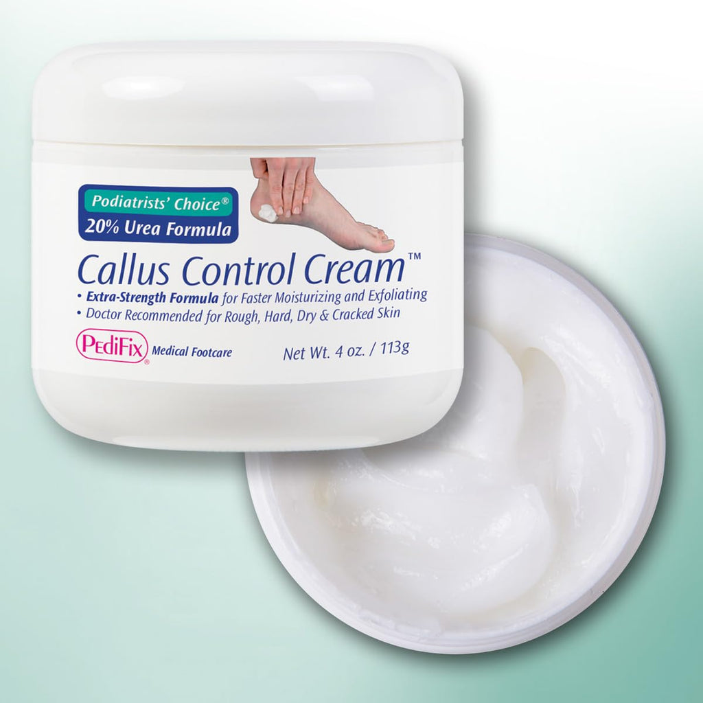 Pedifix Podiatrists' Choice 20% Urea Foot Cream – Extra Strength Callus Control, 4 oz