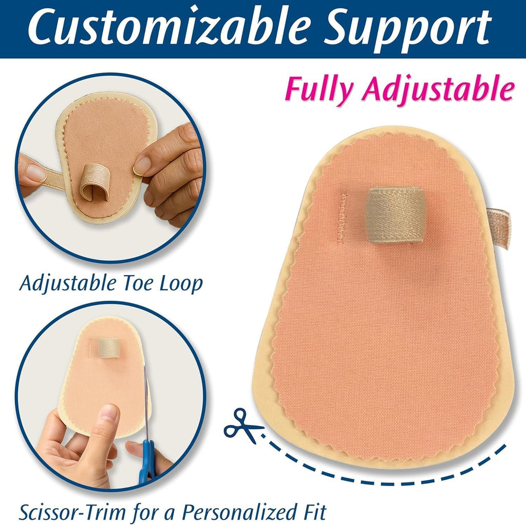 Pedifix Toe Straightener – Gentle Toe Alignment for Hammer Toes & Crooked Toes | One Size Fits Most | Bulk Pack of 12