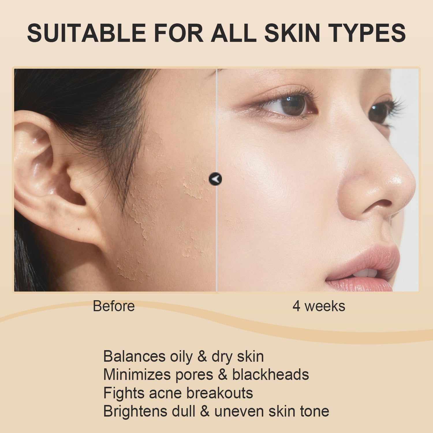 Peel Shot Glow Rice Ampoule Duo – Exfoliant Serum & Peeling Scrub with Rice Water & Niacinamide (Face & Body) 3.4 oz