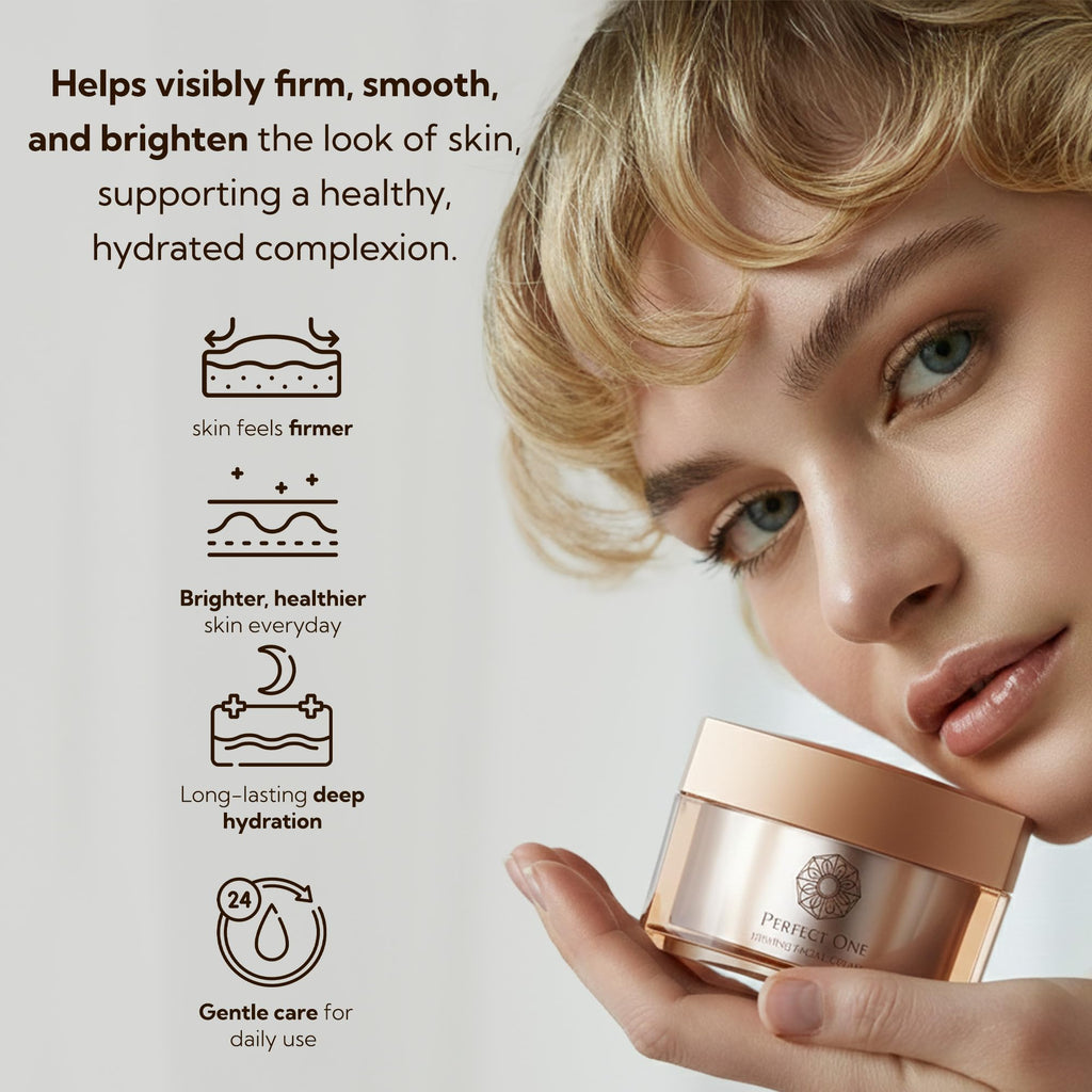 PERFECT ONE Firming Face Cream – Anti-Aging Moisturizer with Collagen, Hyaluronic Acid, Niacinamide & Squalane (50g)