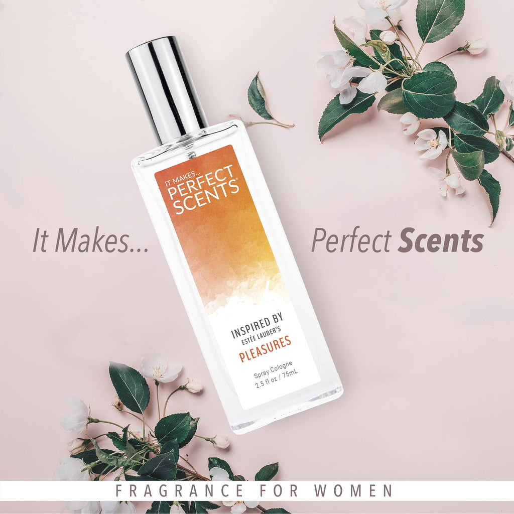 Perfect Scents Pleasures-Inspired Women’s EDT – Vegan, Cruelty-Free, 2.5 fl oz