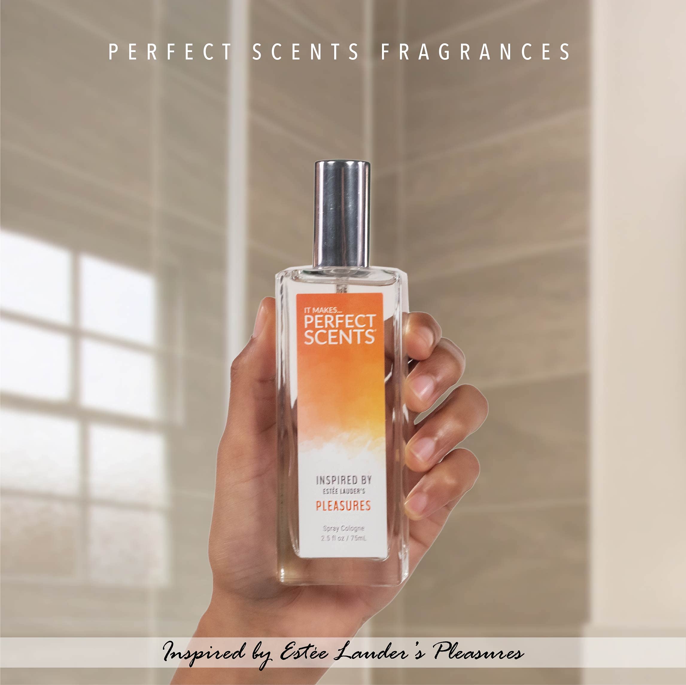Perfect Scents Pleasures-Inspired Women’s EDT – Vegan, Cruelty-Free, 2.5 fl oz