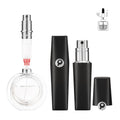 Perfume Pod ATOM Refillable Perfume Atomizer (ATOM01, Black) — Travel-Ready HD Mist