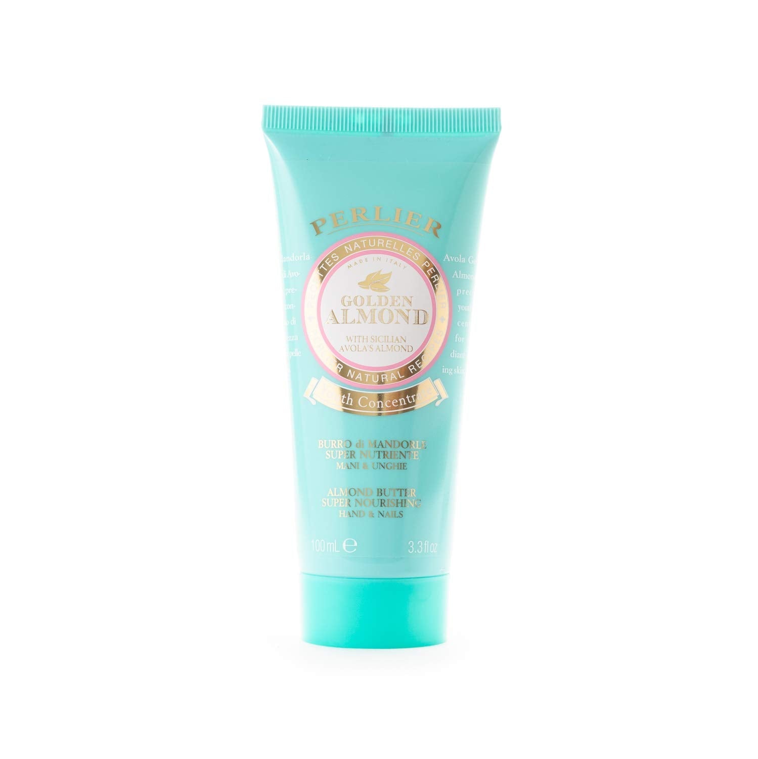 Perlier Golden Almond Hand & Nail Butter – 3.3 fl oz | Nourishing Treatment for Hands & Nails