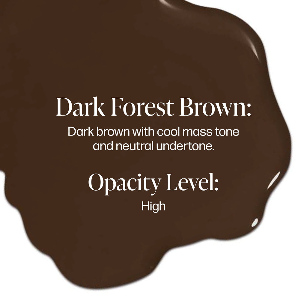 Perma Blend Dark Forest Brown Microblading Ink for Permanent Eyeliner – Vegan Neutral Cool Brown (0.5 oz)