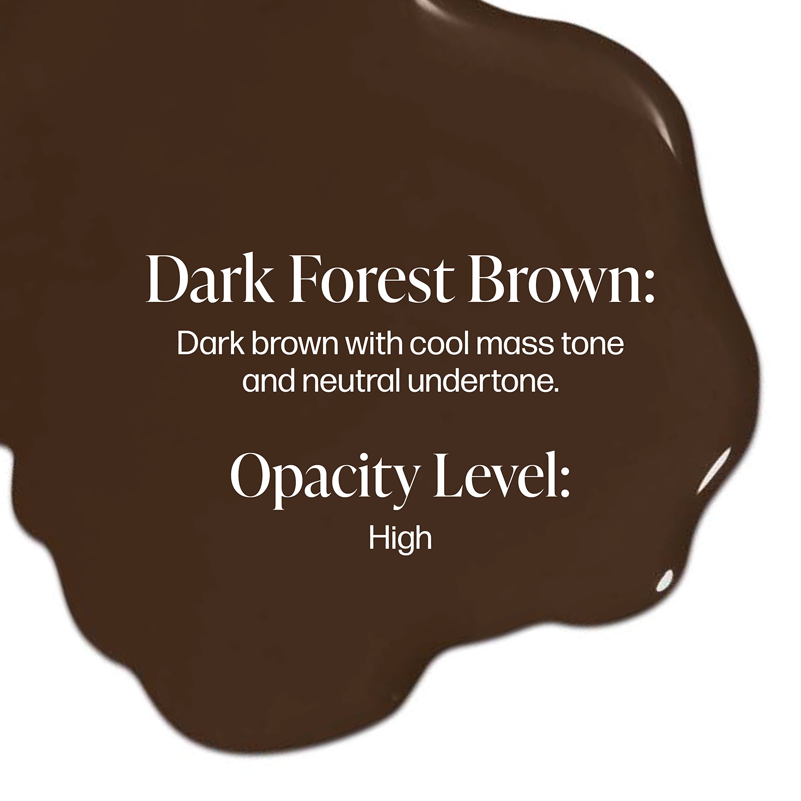 Perma Blend Dark Forest Brown Microblading Ink for Permanent Eyeliner – Vegan Neutral Cool Brown (0.5 oz)