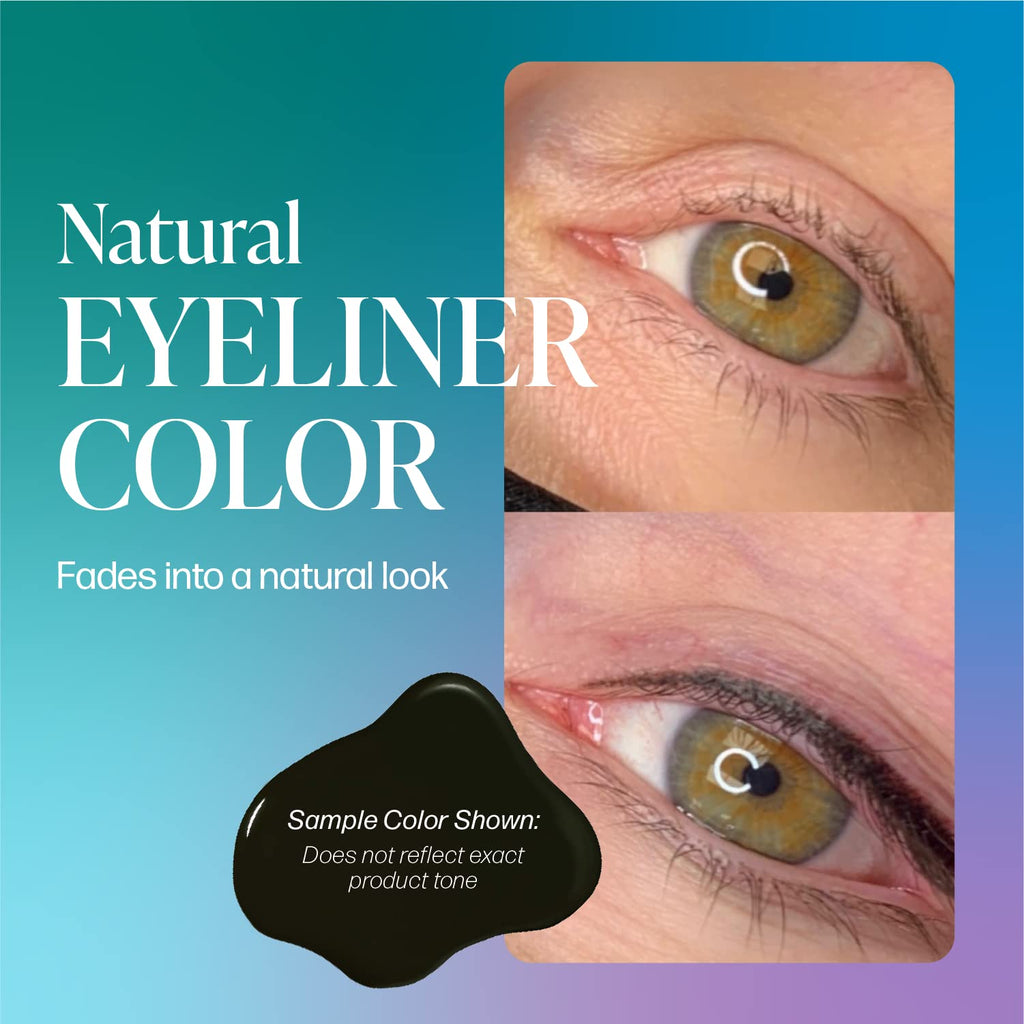 Perma Blend Dark Fudge Microblading Ink – Dark Brown, Vegan, 0.5 oz for Permanent Eyeliner