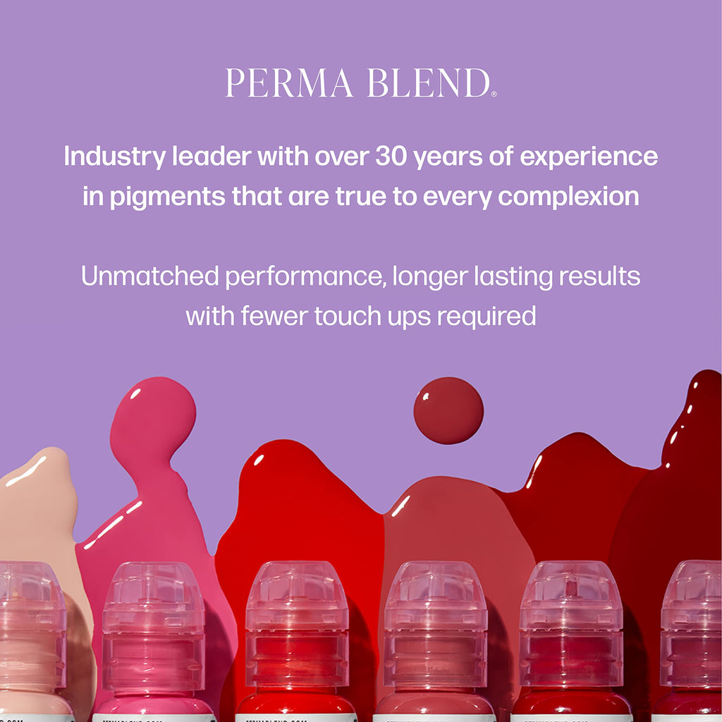 Perma Blend Luxe Java Microblading Ink – Vegan Brown Tattoo Ink for Permanent Eyeliner (0.5 oz)