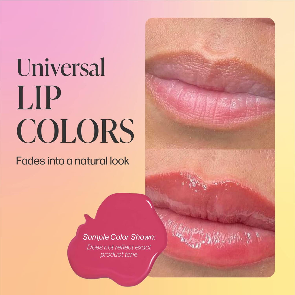 Perma Blend Sweet Lip Set 6 Pink & Red Pigments + Shading Solution for PMU Lip Blush & Microblading