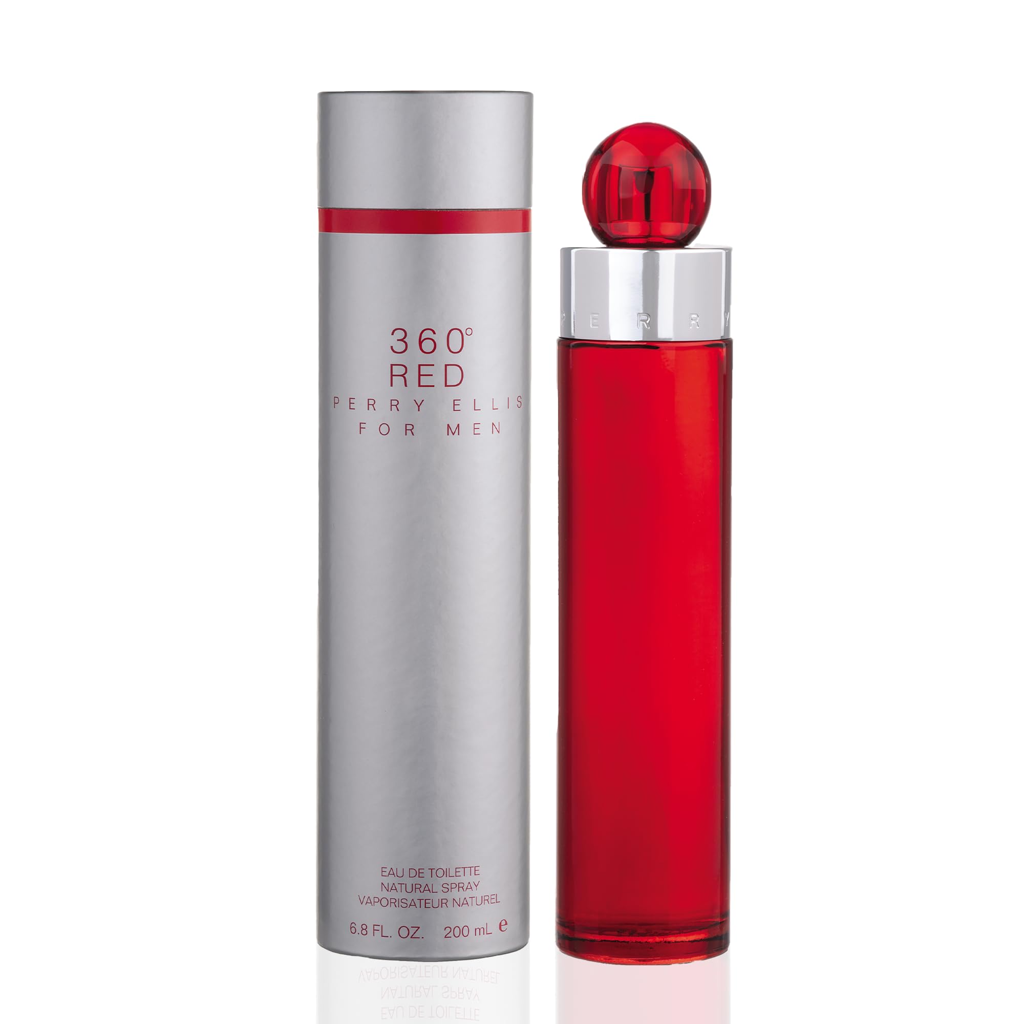 Perry Ellis 360° Red for Men – Eau de Toilette Spray, 6.8 oz