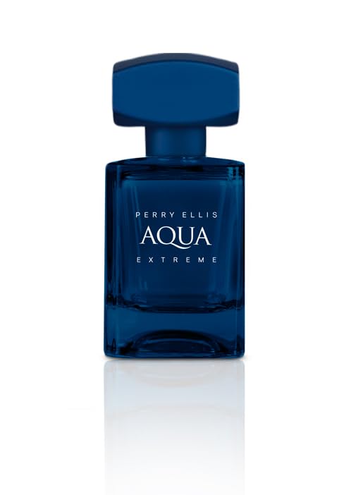 Perry Ellis Aqua Extreme Gift Set | EDT 3.4 oz + Shower Gel 1.7 oz + Body Spray 6 oz + Travel Mini