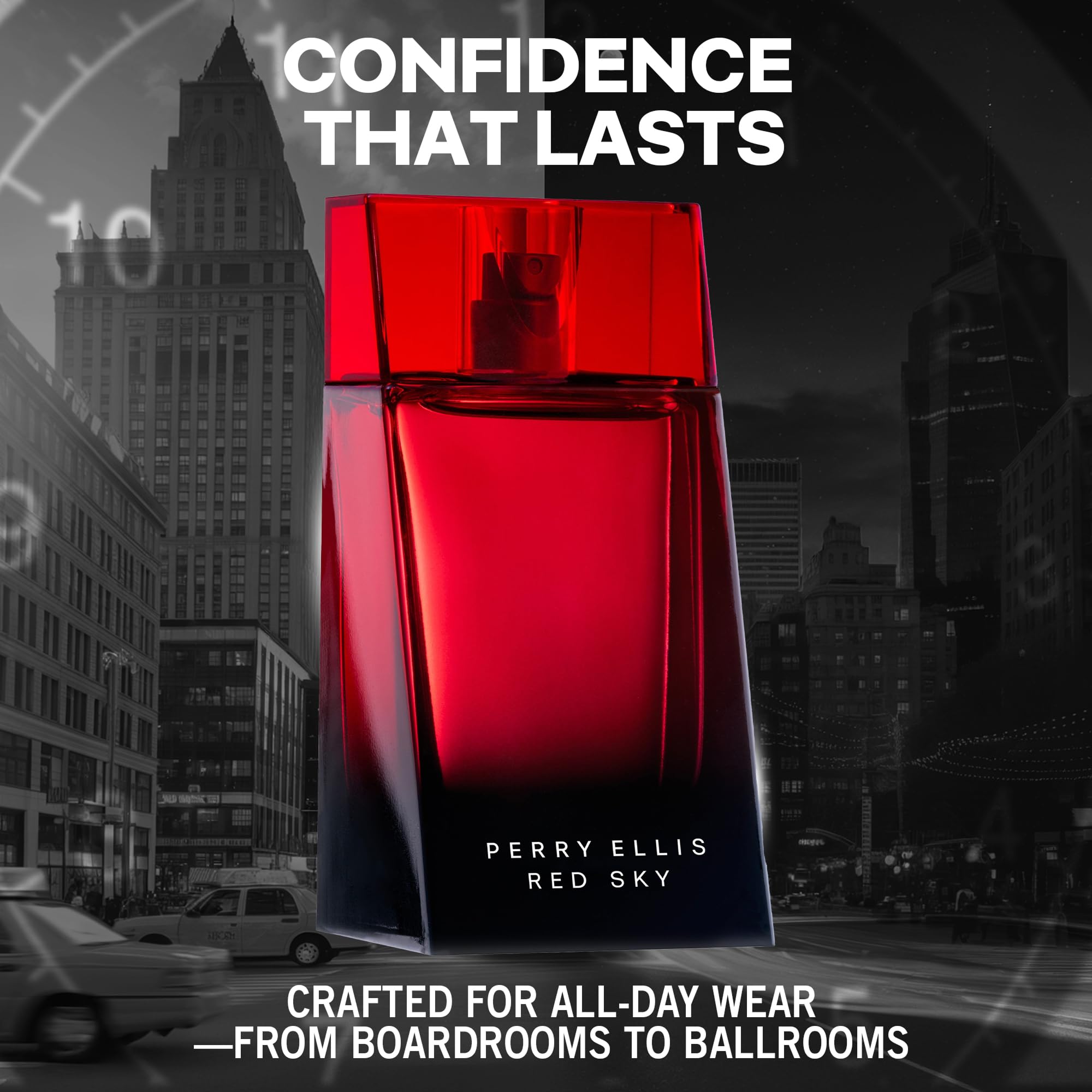 Perry Ellis Red Sky Eau de Toilette 3.4 fl oz – Fresh, Spicy & Woody