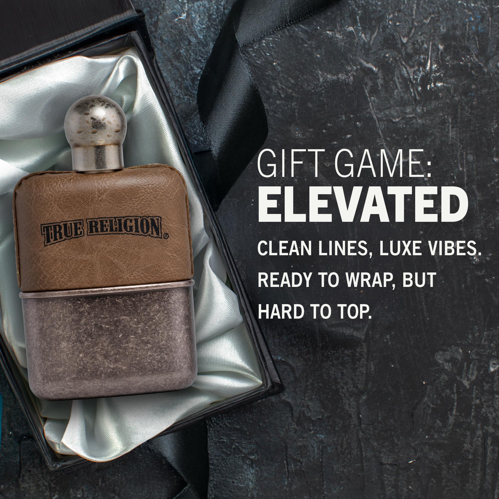 Perry Ellis True Religion for Men Original Scent – Long-Lasting Eau de Toilette, 3.4 fl oz / 100 ml