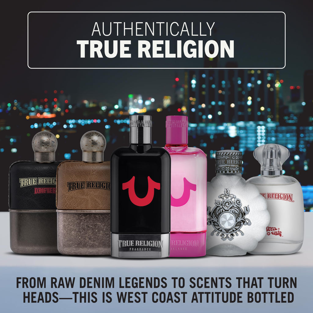 Perry Ellis True Religion for Men Original Scent – Long-Lasting Eau de Toilette, 3.4 fl oz / 100 ml