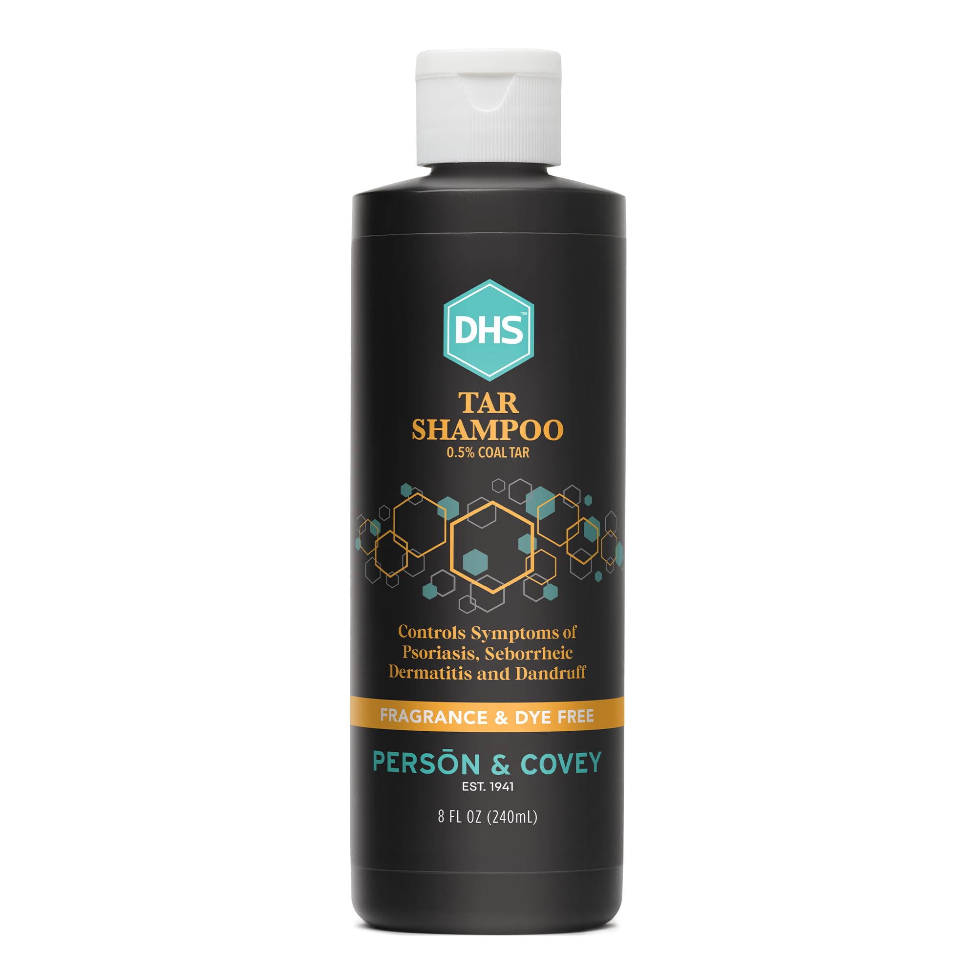 Person & Covey DHS Tar Shampoo 8 oz – Fragrance-Free Scalp Care