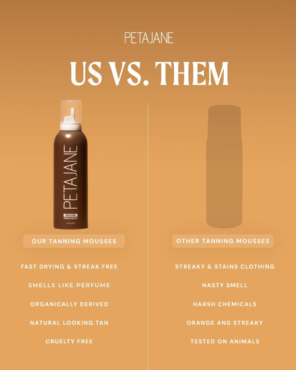 Peta Jane Ultra Dark Tanning Mousse – 7 oz Pack of 2