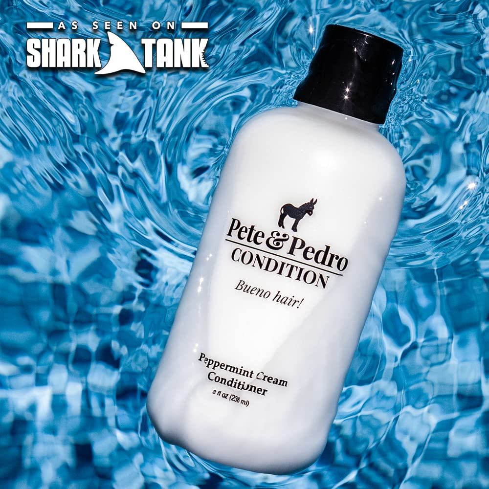 Pete & Pedro Control & Conditon Combo — Coal Tar Dandruff Shampoo + Peppermint Conditioner | Shark Tank Featured