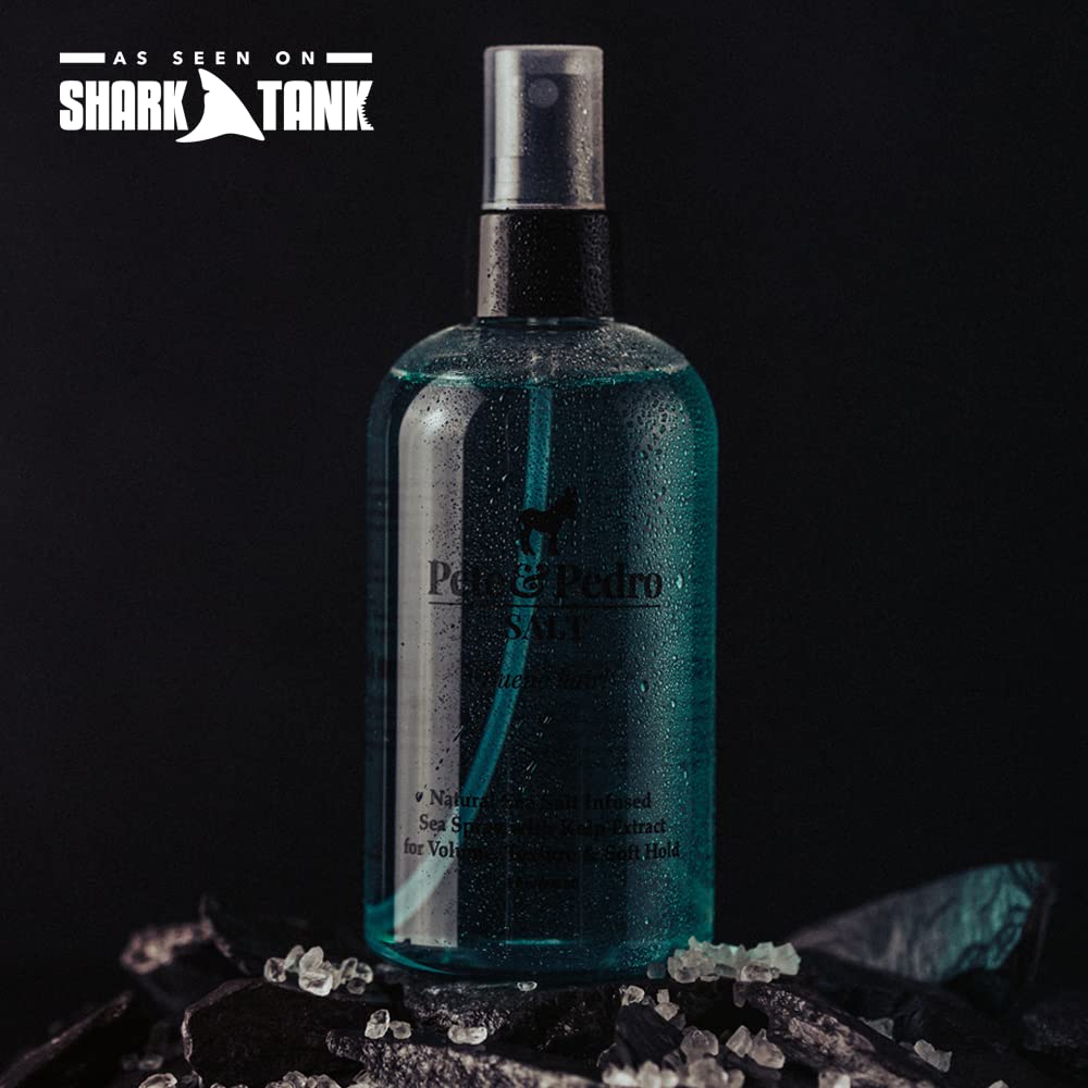 Pete & Pedro SALT - Natural Sea Salt Spray for Hair | Volume, Texture & Light Hold