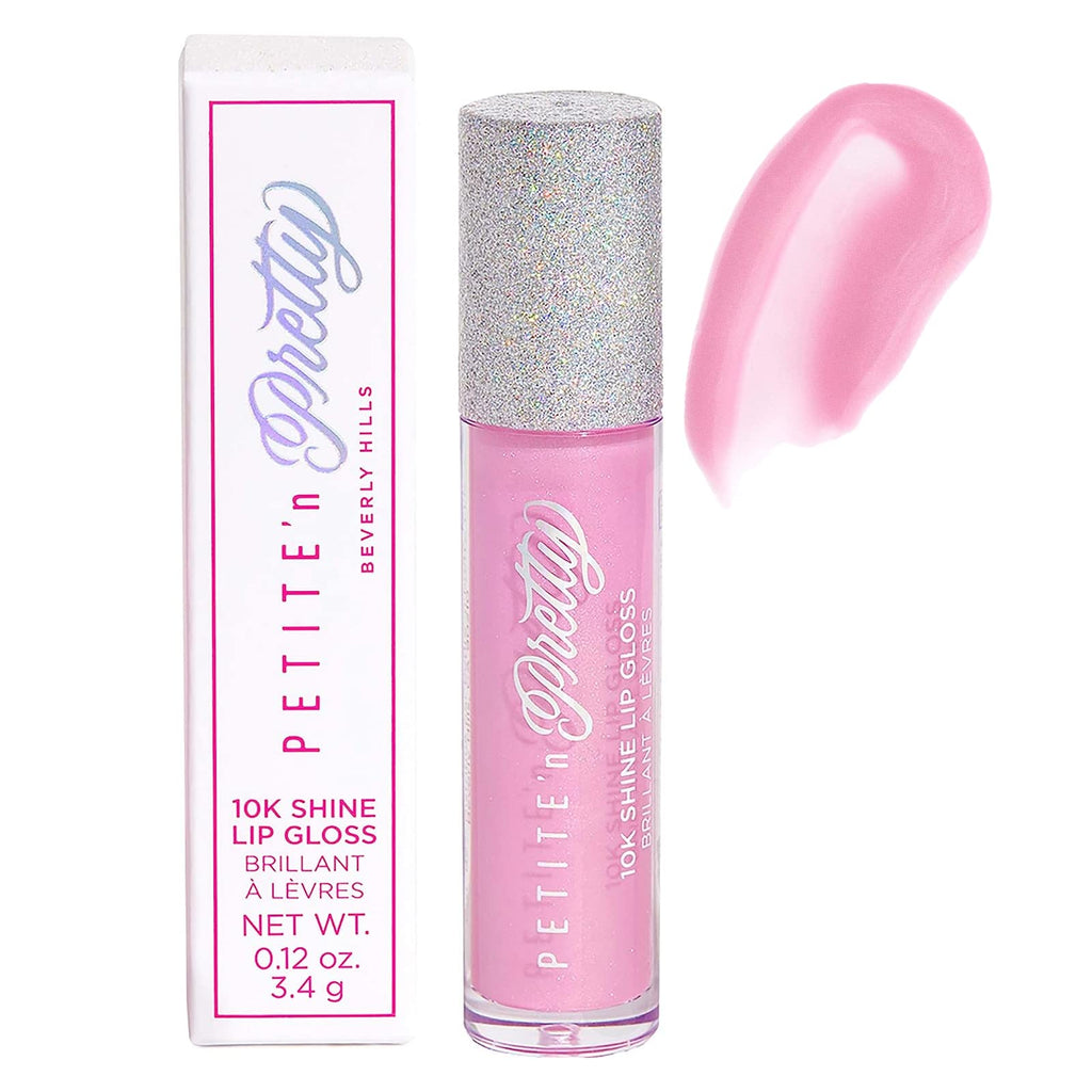 Petite N Pretty 10K Shine Lip Gloss Gia Pink – Kid-Friendly Gloss Made in USA
