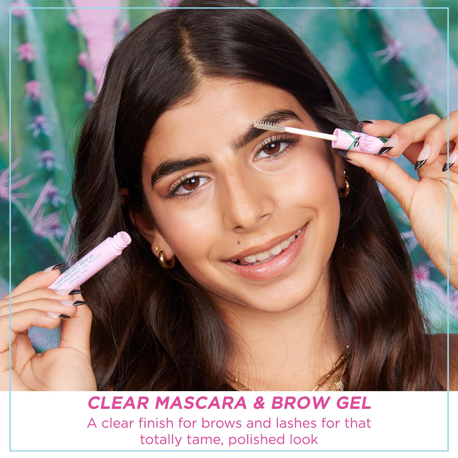 Petite 'N Pretty Featherlight Clear Mascara & Brow Gel Duo – Non-Toxic, Made in USA for Kids, Tweens & Teens