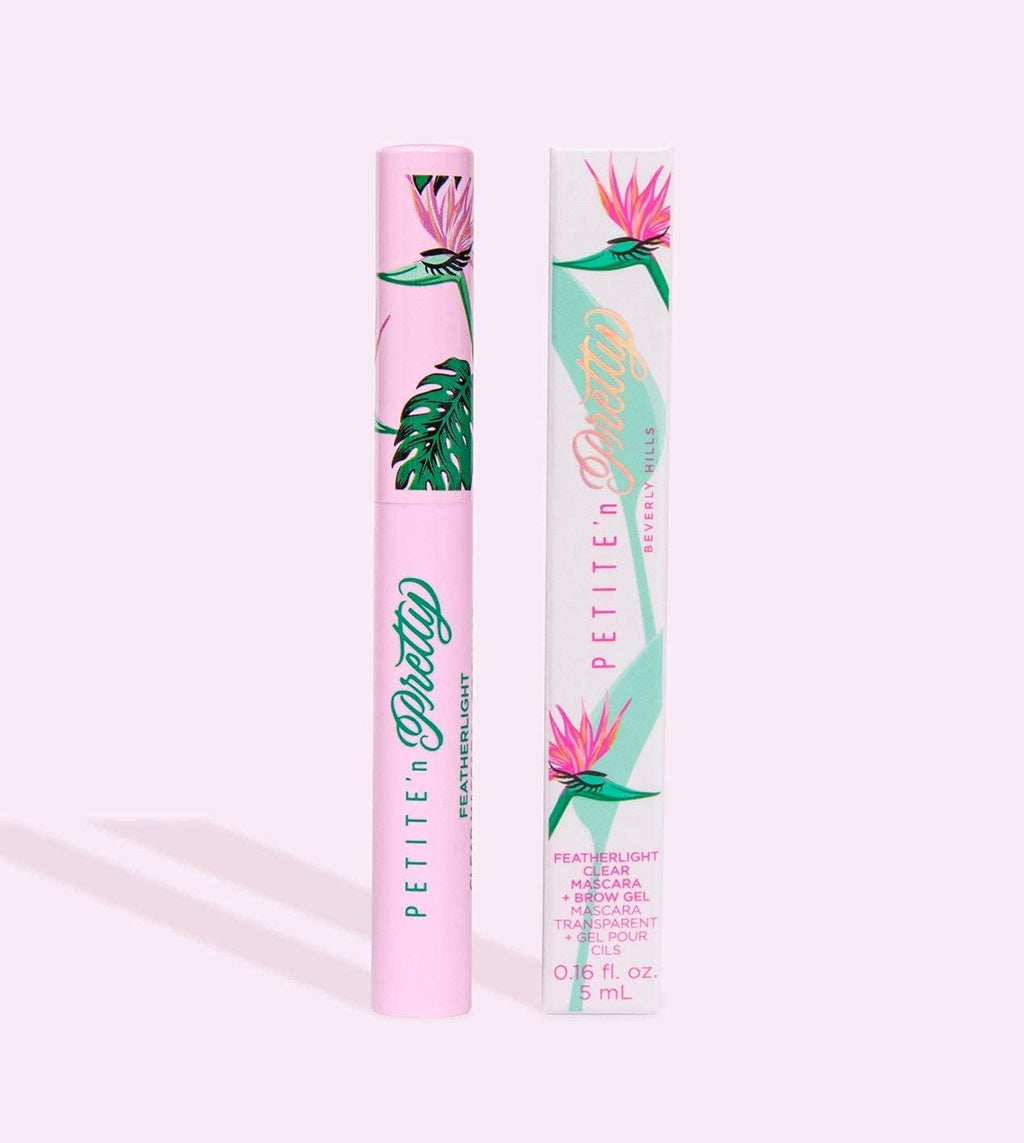 Petite 'N Pretty Featherlight Clear Mascara & Brow Gel Duo – Non-Toxic, Made in USA for Kids, Tweens & Teens