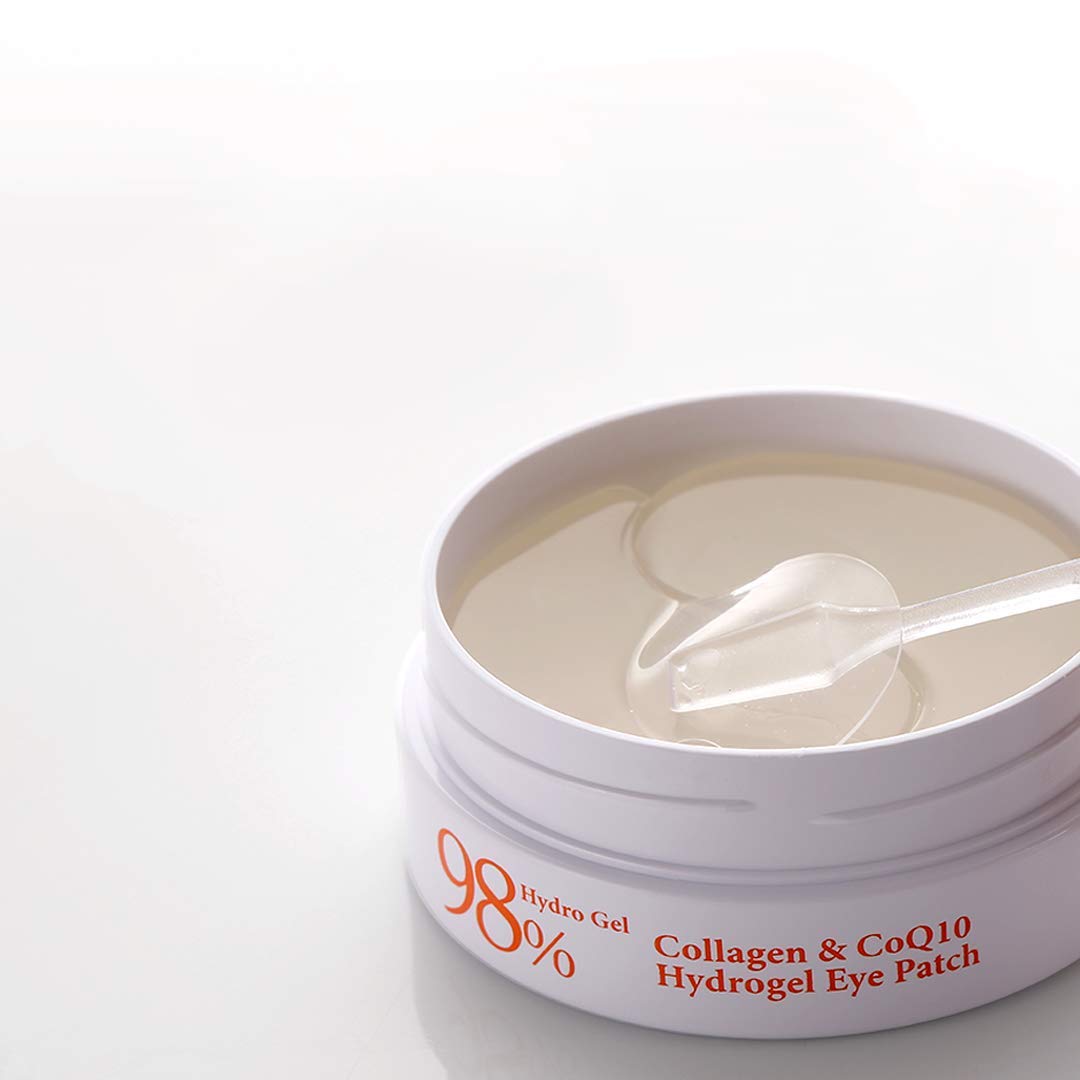 [PETITFEE] Collagen & Co Q10 Hydrogel Eye Patch 60 pcs (30 pairs) | Hydration & Wrinkle Care