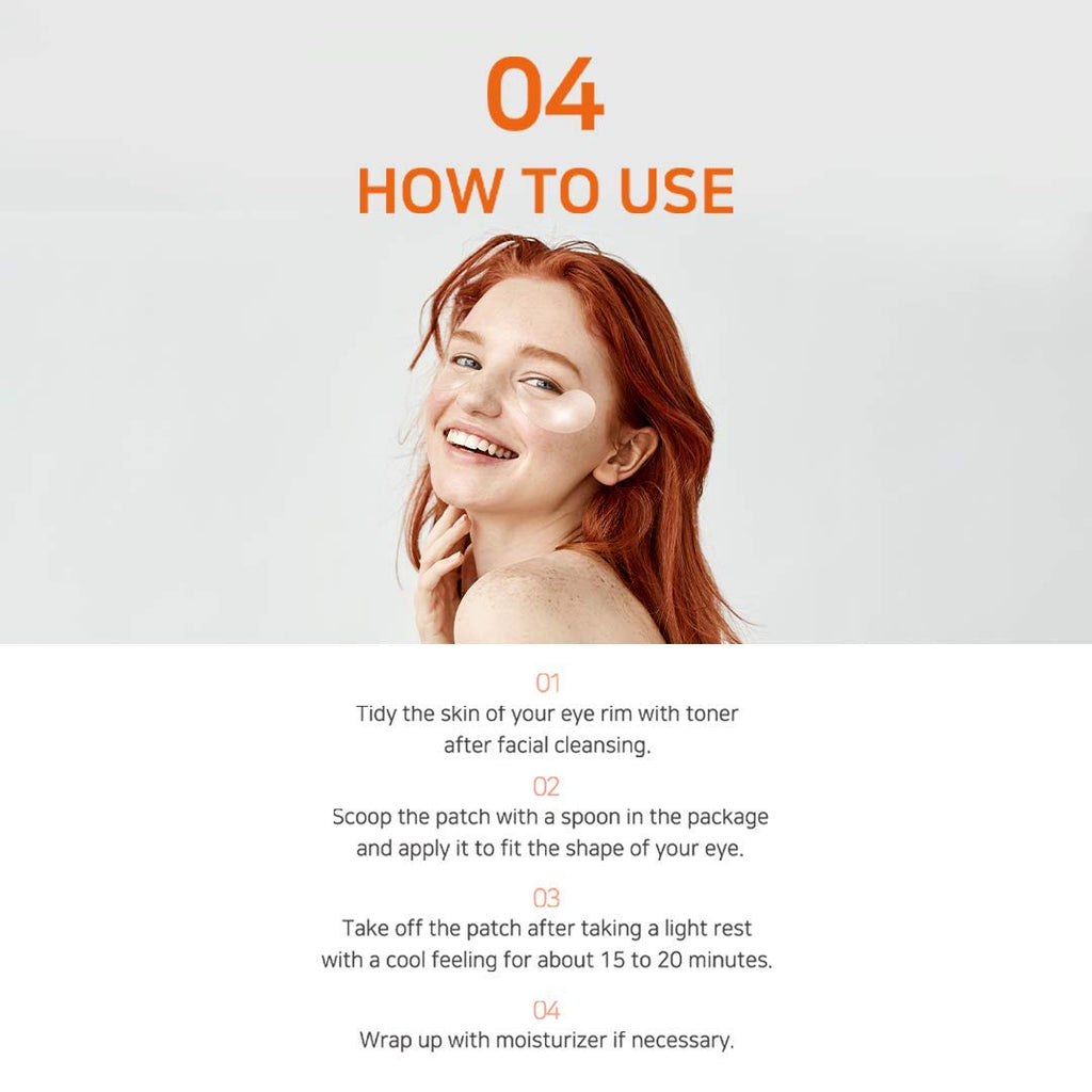 [PETITFEE] Collagen & Co Q10 Hydrogel Eye Patch 60 pcs (30 pairs) | Hydration & Wrinkle Care