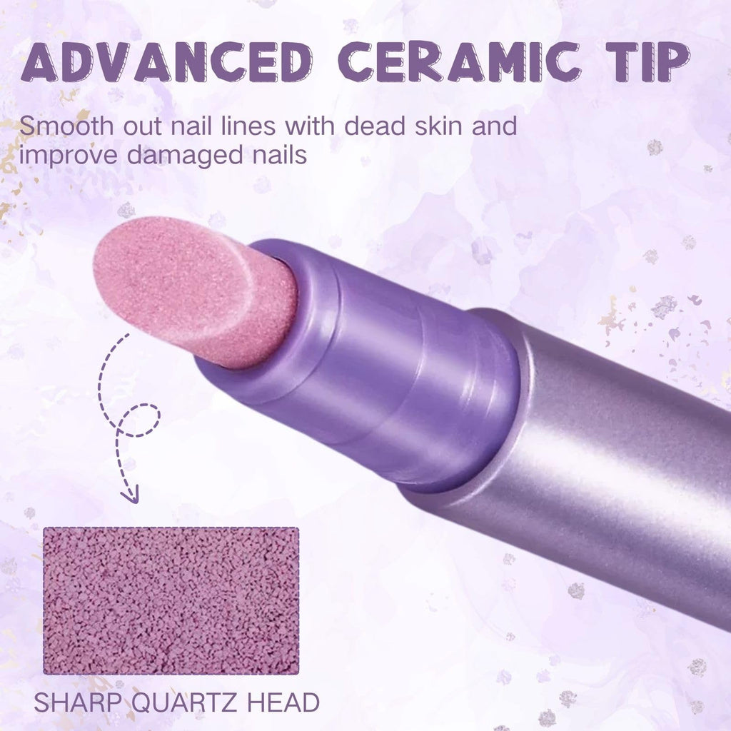 Pewosrid Cuticle Oil Pusher Pen - 4-in-1 Ceramic Cuticle Care