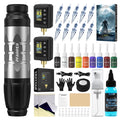 PFARRER Wireless Tattoo Kit with 2 Batteries & Digital Display