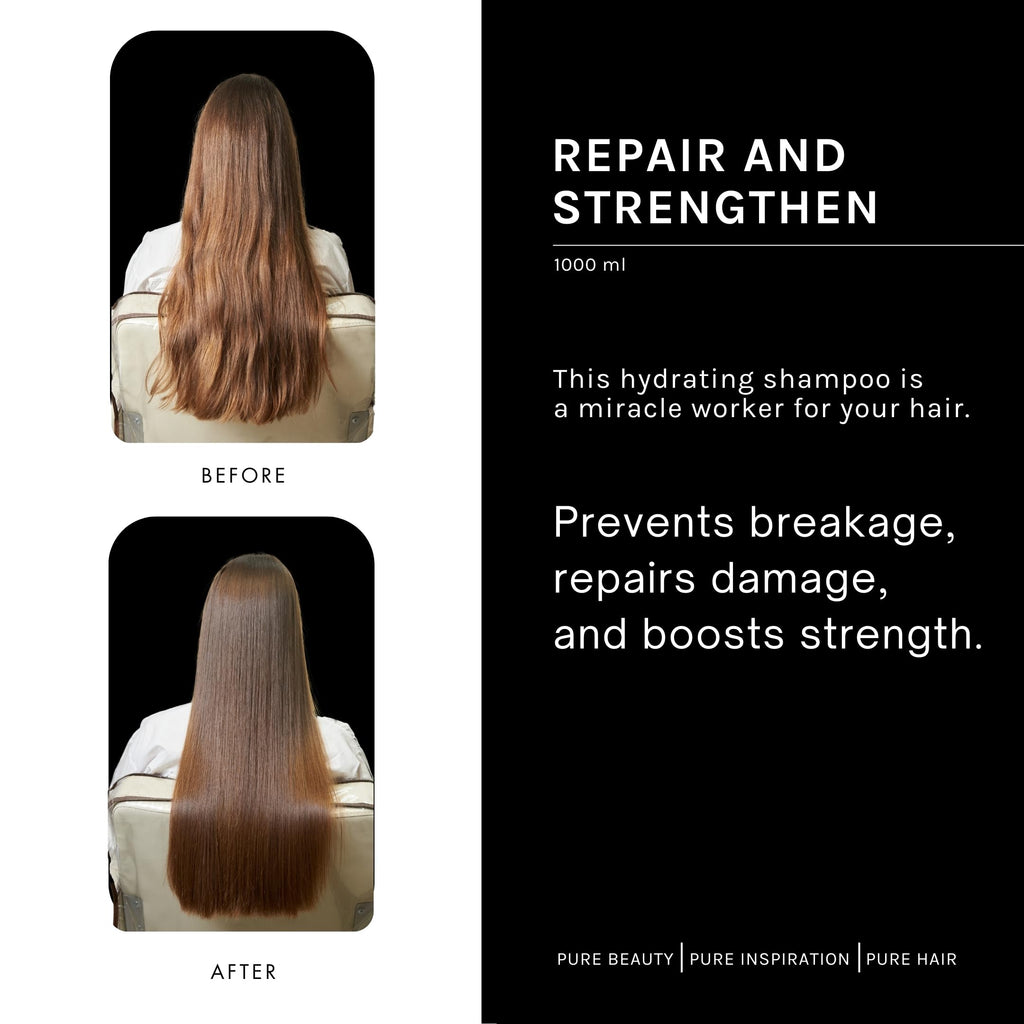 pH PURE HAIR Smooth Perfect Shampoo & Conditioner Set – Frizz Control, Hydration & Monoi Oil