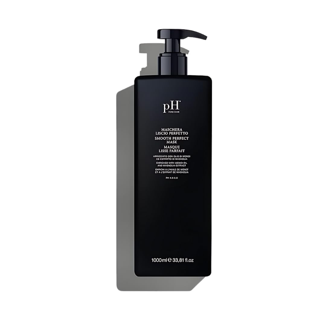 pH PURE HAIR Smooth Perfect Anti-Frizz Mask – Deep Conditioning for Damaged, Dry & Color-Treated Hair (Monoi Oil + Magnolia) 33.8 oz