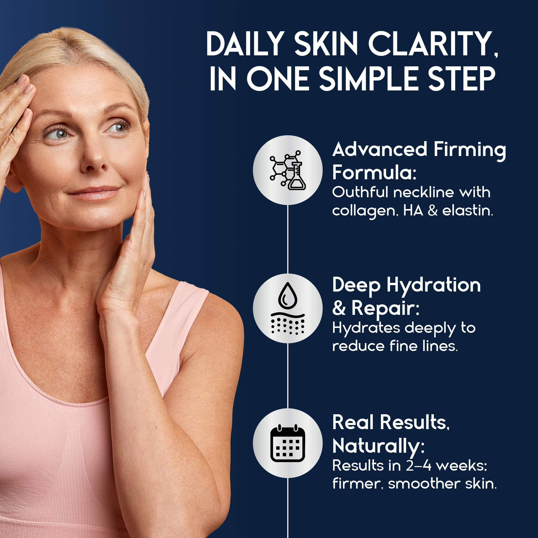 Pharmlitalia Neck Firming Cream – Tighten, Lift & Smooth Neck, Décolleté & Chest
