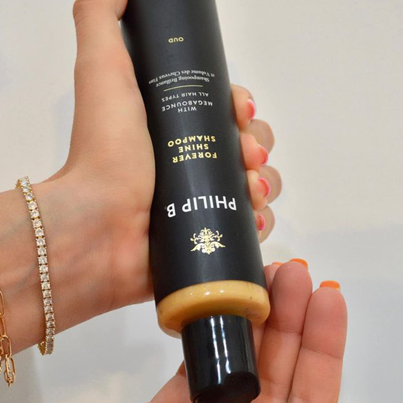 PHILIP B Forever Shine Shampoo – Volumizing Oud-Scented Cleanser for All Hair Types (2 fl oz / 60 ml)